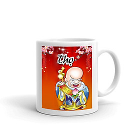 Cốc Sứ Cao Cấp In Hình Ông Thọ Vui Tết