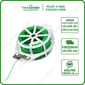 Mua Dây Buộc Kẽm Bọc Nhựa PP TH Garden - Đa Năng Dùng Buộc  Uốn Cành - Chống Oxi Hóa - Có Lưỡi Cắt Tự Động Tiện Lợi