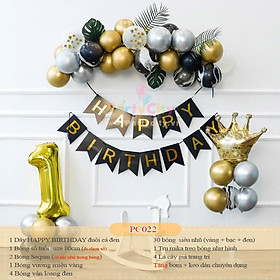 Mua Combo set bóng bay trang trí sinh nhật  trang trí thôi nôi  đầy tháng bé trai bé gái - TRANG TRÍ SINH NHẬT PartyCityvn