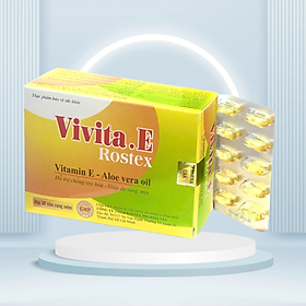Vitamin E 400iu vivita.E 400 - Hộp 30 viên nang - đẹp da, chống lão hóa