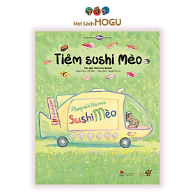 Sách cho bé từ 3 tuổi - Phát triển tư duy Tiệm Sushi Mèo (Tranh truyện ehon Nhật Bản)