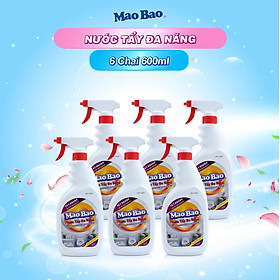 Combo 06 chai Nước Tẩy Đa Năng Mao Bao 600ml