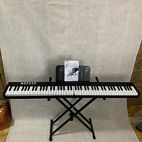 Mua Đàn Piano Điện Woim 88 Phím Gấp Gọn Tích Hợp Bluetooth Bàn Phím Cảm Ứng Lực Đa Chức Năng Model P-116 Mua 1 Được 9
