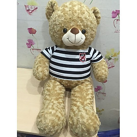 Gấu bông Teddy ICHIGO khổ vải 1m màu sữa