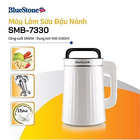 Máy Làm Sữa Hạt BlueStone SMB-7330 - 8 chương trình xay nấu đa năng, lõi thép không gỉ 304 - Hàng chính hãng