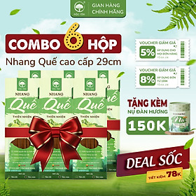 Mua  COMBO 6HỘP  Nhang Quế Thiên Nhiên 3000cây 29cm - TIẾT KIỆM 78K - Nhang Sạch - Ít khói - MỘC LÂM
