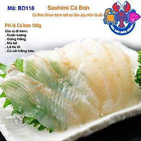 Mã 118_Sashimi Cá Bơn Hàn Quốc 100g