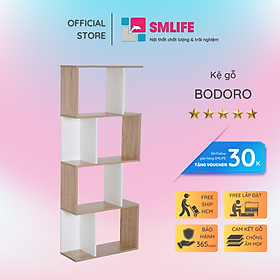 Giá đỡ sách hiện đại bằng gỗ công nghiệp MDF SMLIFE Bodoro