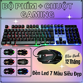 Mua Bộ Phím Chuột Gaming Thiết Kế Led 7 Màu Cực Đẹp Phù Hợp Với Các Nhu Cầu Chơi Game  Giải Trí  Làm Việc