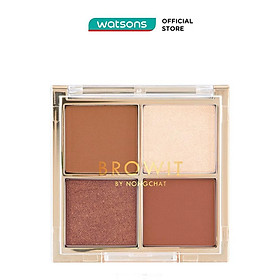 Bảng Phấn Mắt Browit Mocha Caramel Eyeshadow Palette 1g x 4màu