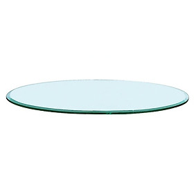Mua tấm kính (kiếng) tròn 80cm  cường lực  trong suốt  dày 10 ly  mài bóng cạnh