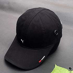 Nón kết, mũ lưỡi trai Pu.ma báo đen phối vải kaki form chuẩn thời trang cao cấp