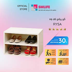 Kệ giầy nhỏ gọn bằng gỗ công nghiệp MDF SMLIFE Rysa