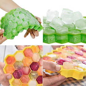 Mua Khuôn Silicon Làm Đá   Thạch   Rau Câu   Socola   Kẹo .. Lục Giác 37 Ô Hình Tổ Ong - PaKaSa ( Giao màu ngẫu nhiên)