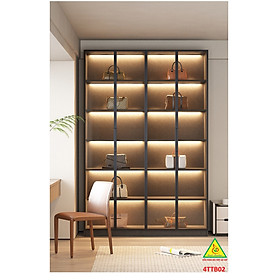 Mua Tủ đựng túi xách cánh kính  tủ trưng bày sản phẩm cánh kính  tủ đa năng 4TTB02 - Nội thất lắp ráp Viễn Đông Adv
