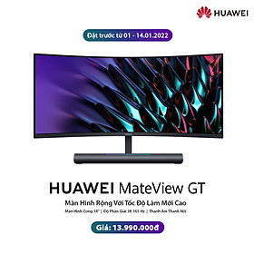 Màn Hình HUAWEI MateView GT | Màn Hình Cong 34” | Độ phân giản 3K 165Hz | Thanh Âm Thanh Nổi | Hàng Chính Hãng