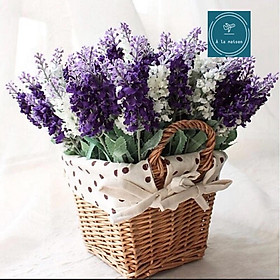 Hoa giả cành hoa Lavender phong cách Pháp