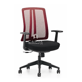 Ghế văn phòng ghế nhân viên lưng trung màu đỏ CE4262-M Nội thất Capta