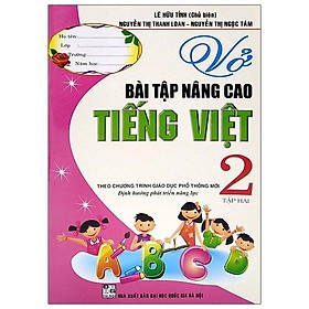 Vở Bài Tập Nâng Cao Tiếng Việt 2 - Tập 2