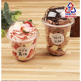 Mua 50 Ly PP đáy bầu 360ml đựng pudding  tàu hủ singapore   trà sữa  cafe  trà sữa