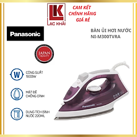 Mua Bàn Ủi Hơi Nước Panasonic NI-M300TVRA Tím - Công suất 1800W - Phun hơi cực mạnh - Hàng chính hãng - Bảo hành chính hãng 12 tháng   Chất lượng Nhật Bản