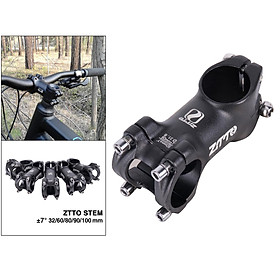 Bike Stem 31.8mm 7 Degree Bicycle Handlebar Stem Riser Suitable for BMX MTB Road Bike Mountain Bike