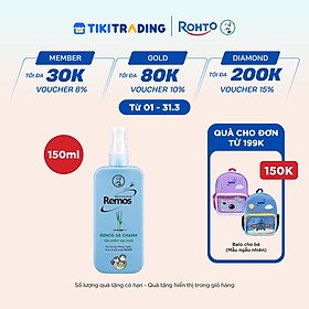 Xịt chống muỗi Rohto Mentholatum Remos Hương Sả Chanh 150ml