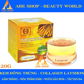 KEM LAYSMON ĐÔNG TRÙNG HẠ THẢO - LAYSMON CORDYCEPS SINESIS EXTRACT AND COLLAGEN BEAUTY CREAM 20G