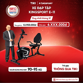 CHỈ GIAO MIỀN NAM | Xe đạp tập KINGSPORT E-11 đồng hồ điện tử thô.ng m.in.h, kháng lực từ tính với 8 cấp độ