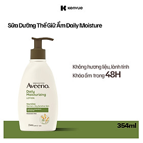 Sữa dưỡng thể giữ ẩm hằng ngày cho da thường, da khô và da nhạy cảm Aveeno Daily Moisturizing 354ml