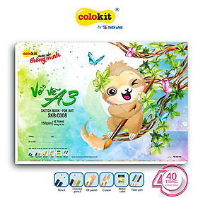 Vở vẽ Sketch Book for Art Thiên Long Colokit nhiều kích cỡ