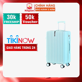 Vali kéo du lịch cao cấp bảo hành chính hãng Size 24inch-KS 219 - Xanh lam nhạt