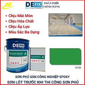 Sơn phủ sàn công nghiệp EPOXY , sơn sàn bê tông, sàn nhà xưởng #4Lít