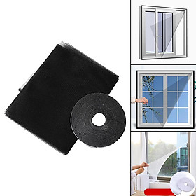 Self-Adhesive Window Fly Screen Mosquito Net Netting for Windows DIY Size