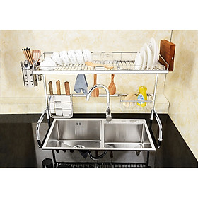 Kệ sóng chén inox 304 TOVASHU thông minh dài 67cm, 87cm, 97cm 