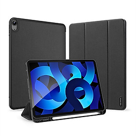 Bao Da Dành Cho iPad Air 4/ Air 5 10.9/ Air 11 inch 2024 Dux Ducis Domo Series Có Khe Cắm Bút, Tự Động Tắt Mở - Hàng Chính Hãng