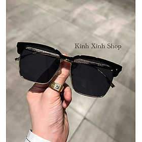 Kính mát nam Mắt vuông chống nắng uv thời trang đi đường giúp bảo vệ mắt