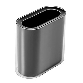 Small Office Garbage Can Rectangle Wastebasket Thin for Hotel Office