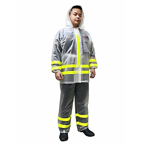 Mua Áo Mưa Bộ (CSGT) Cảnh Sát Giao Thông  Có Phản Quang Trong Suốt
