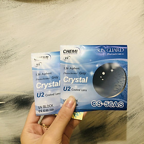 Tròng kính đổi màu cận -viễn-loạn-lão thời trang CHEMI1.56 
