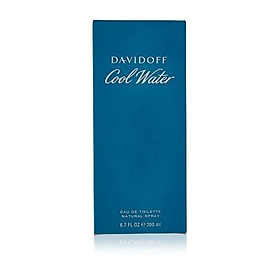 Davidoff Cool Water Eau de Toilette Spray for Men, 6.7 Ounce