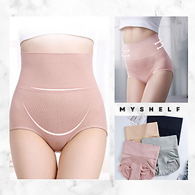 M154. Quần lót nữ kháng khuẩn cotton lưng cao không đường may xuất Nhật cao cấp