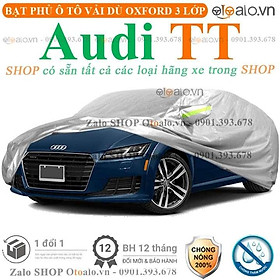 Bạt che phủ xe ô tô Audi TT 3 lớp cao cấp
