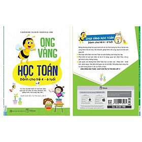 Sách Ong Vàng Học Toán Dành Cho Trẻ 4-6 tuổi tập 2 – MCBOOKS – BẢN QUYỀN