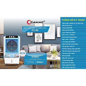 Mua Quạt hơi nước 60 lít cơ camac chính hãng