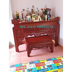 Mua án thờ gỗ mít chân 12 dài 197