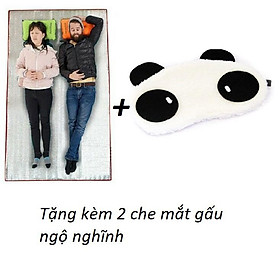 Mua Chiếu ngủ văn phòng LỚN dành cho 2 người+ tặng kèm 2 che mắt gấu ngộ nghĩnh