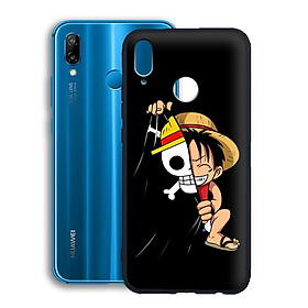 Ốp lưng mẫu đẹp cho điện thoại Huawei Nova 3E - Lưng cứng viền dẻo - 02090 7848 DAOHAITAC02 - One Piece - Hàng Chính Hãng