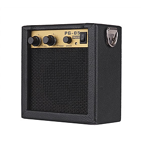 Bộ Khuếch Đại Guitar Mini Bằng Gỗ Loa (5W) (Đầu Vào 6.35mm, Đầu Ra 3.5mm)