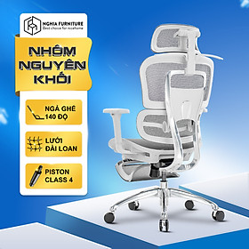 Mua Ghế công thái học Nghia Furniture Caster  Khung nhôm chắc chắn  lưới Wintex Hàn Quốc  Piston class 4  tải trọng 150kg  bảo hành 5 năm